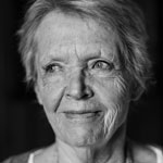 Jane May black and white headshot