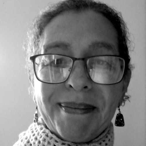 Jackie Witcher black and white headshot