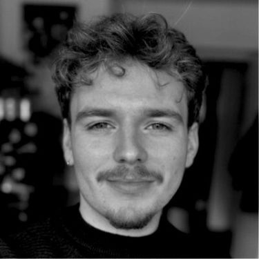 Kallum McGuire Lewis black and white headshot