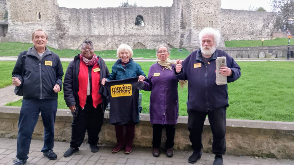A group of Moving Memory volunteers at Service of Celebration and Thanksgiving for Kent's Volunteers Rochester