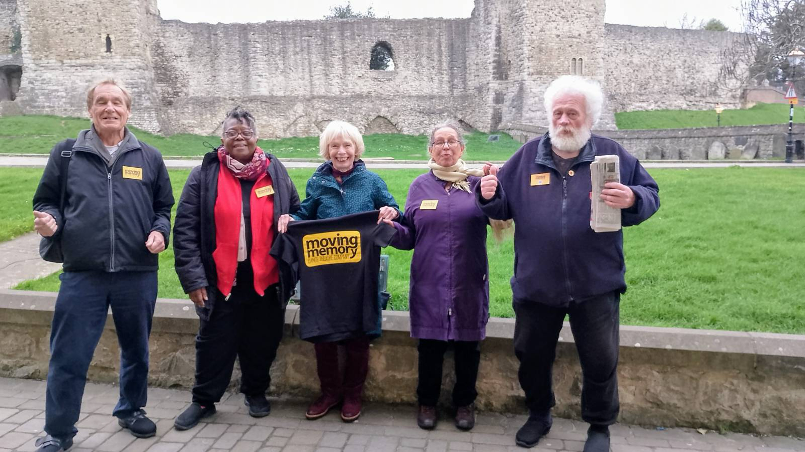 A group of Moving Memory volunteers at Service of Celebration and Thanksgiving for Kent's Volunteers Rochester