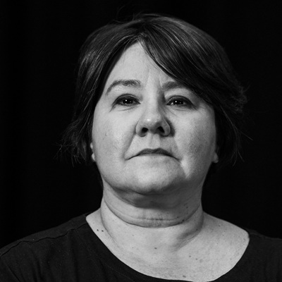 Meire Machado black and white headshot