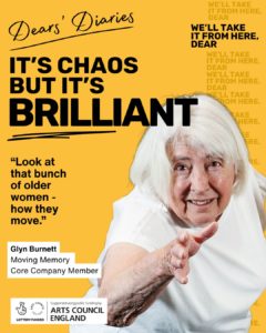 'It's chaos but it's brilliant. Look at that bunch of older women - how they move' - Glyn Burnett